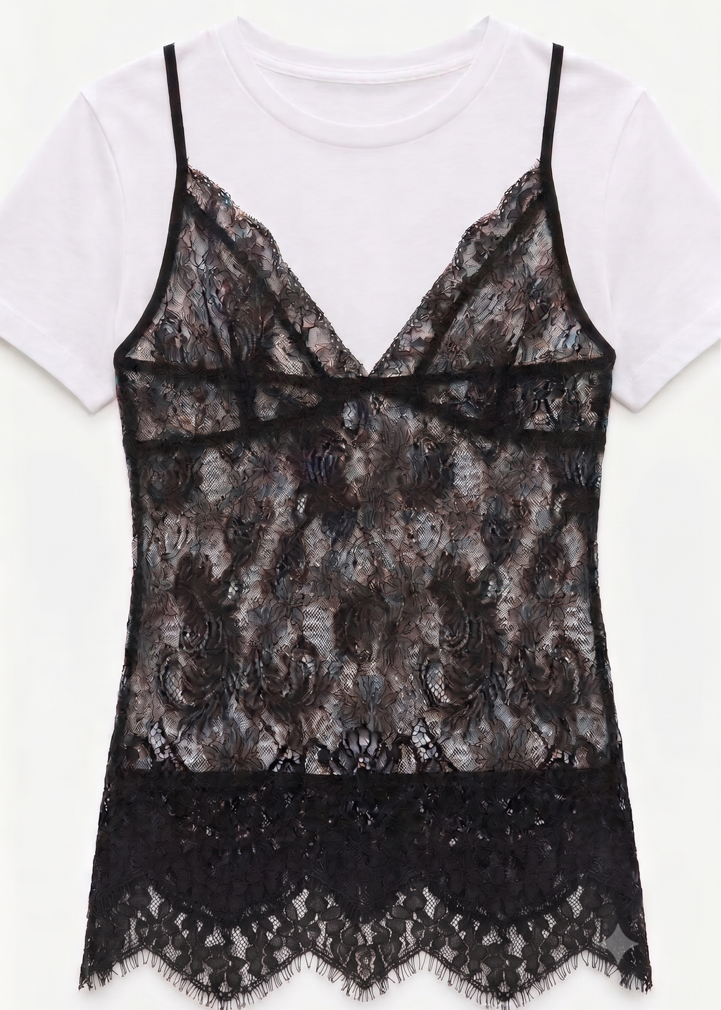 Black Lace T-shirt