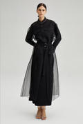Black Organza Maxi Skirt PRE-ORDER
