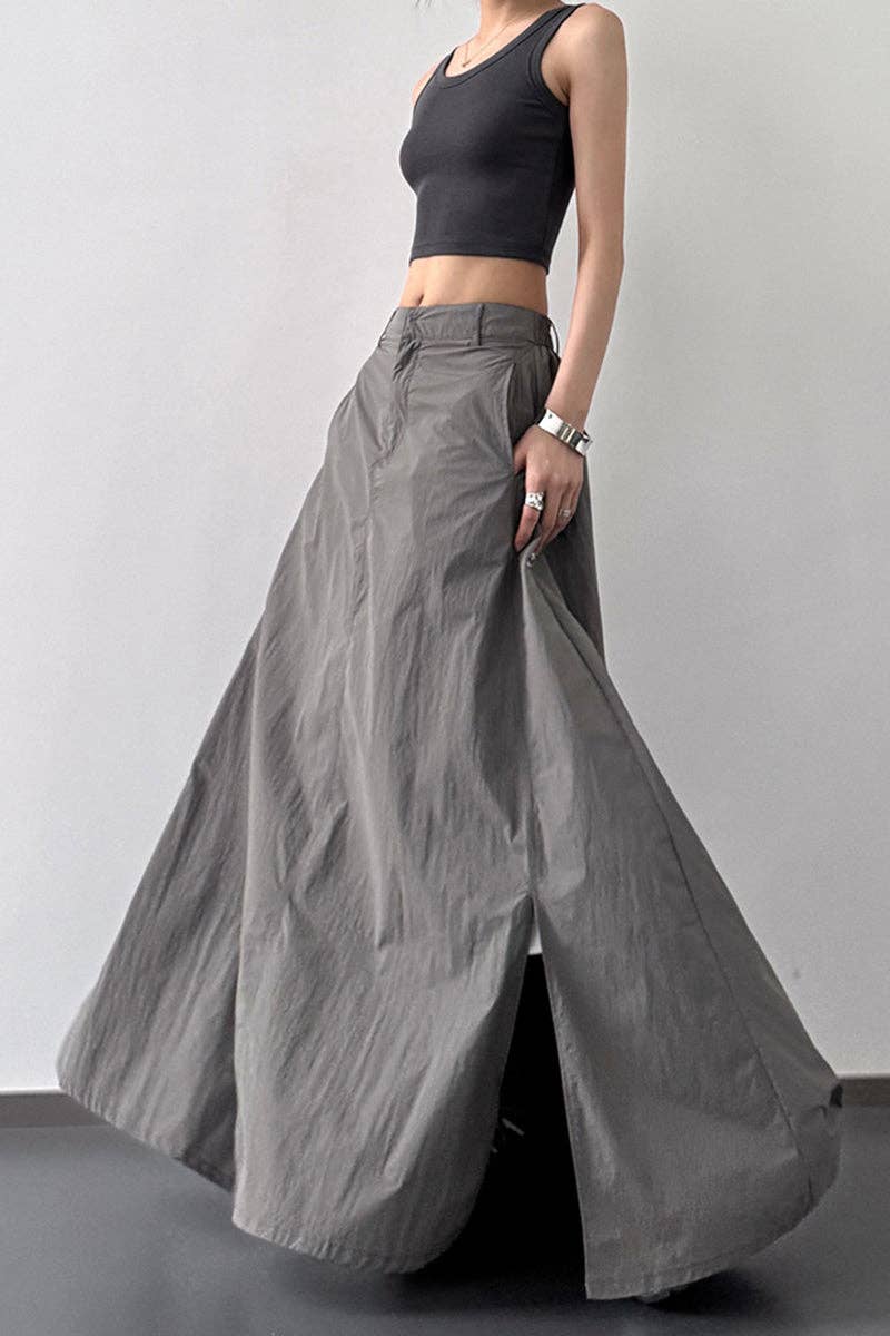 Windbreaker Maxi Skirt